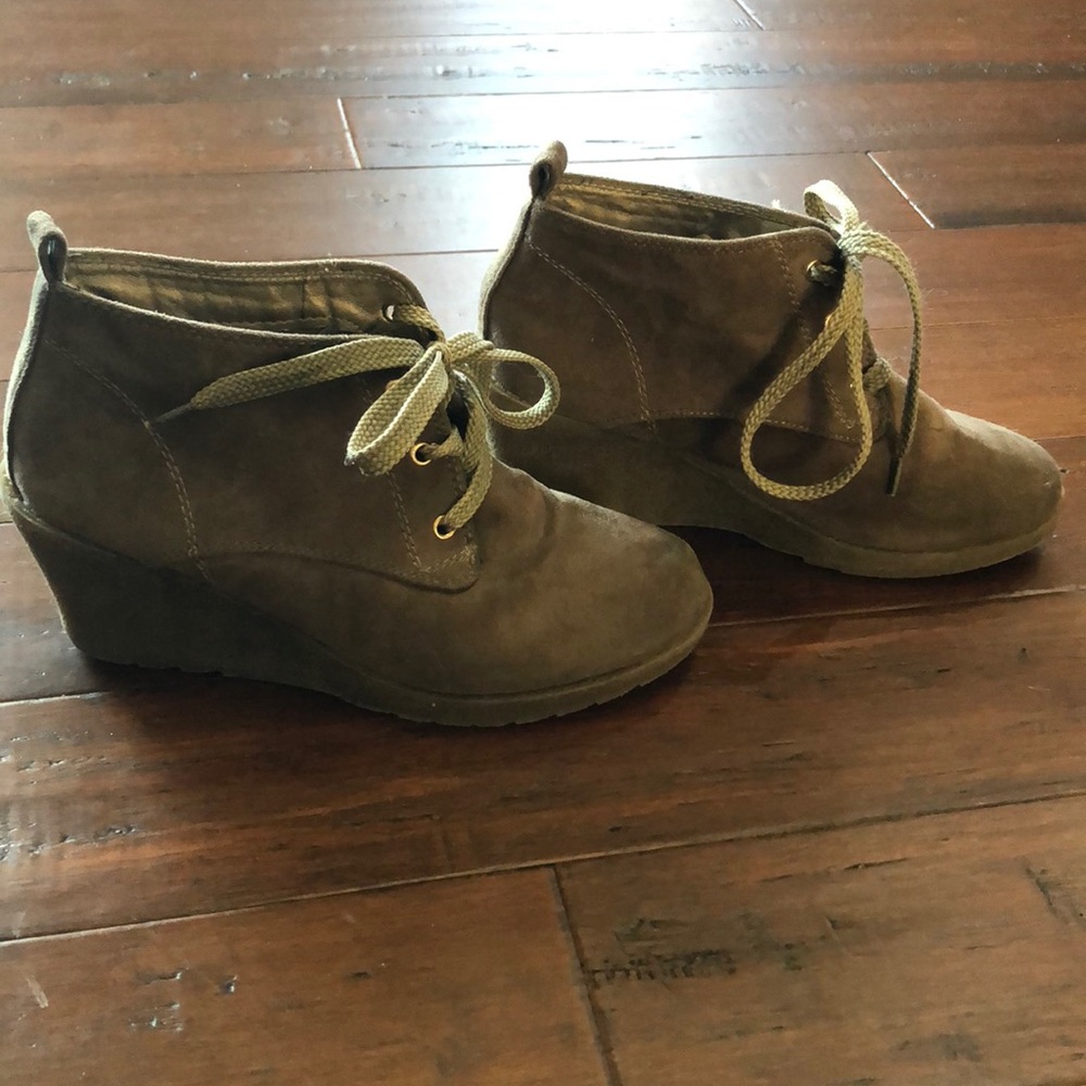 Brown booties